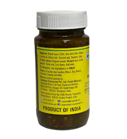 Priya Gongura & Red Chilli Pickle