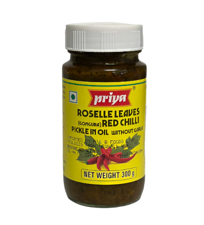 Priya Gongura & Red Chilli Pickle